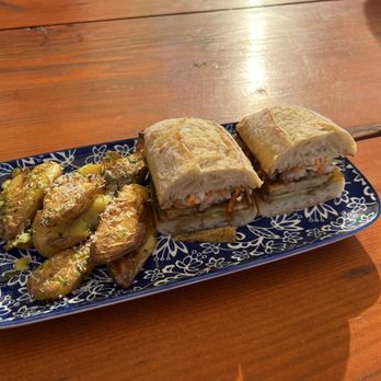 Touchstone Brewing Company - Tofu Banh Mi w/smashed potatoes - Breweries Near Me - Sacramento, California