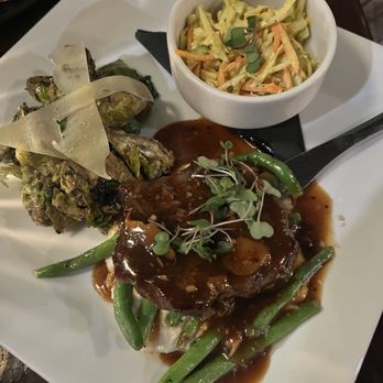 Hunters & Gatherers - Fillet with coleslaw and brussels sprouts - Salad Near Me - DeLand, Florida Hunters & Gatherers - Fillet with coleslaw and brussels sprouts - Salad Near Me - DeLand, Florida