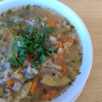 Hip Vegan - Vegitable soup on a HOT day? worth it!!! - Vegan Near Me - Ojai, California