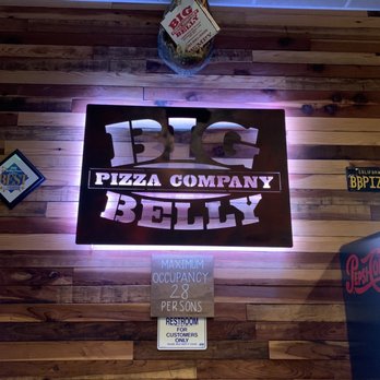Big Belly Pizza - Art on the wall - Pizza Near Me - Lancaster, California