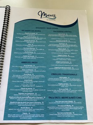 Menu photo 4 Mares Real Peruvian Cuisine Orlando, FL