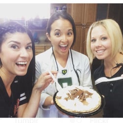 Lakeview Family Dental - Pie on Pi Day with Dr. Vogel and her team!