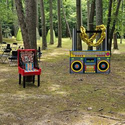 Backyard Amusements - They provided kid friendly games, and pedal cars! (Not pictured but was a huge hit with guest!)
