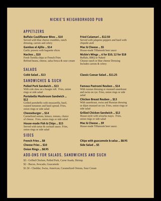 Menu photo 6 Nickies San Francisco, CA Menu photo 6 Nickies San Francisco, CA