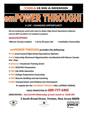 Latinas Unidas/YWCA Princeton - social services organization in Trenton, NJ