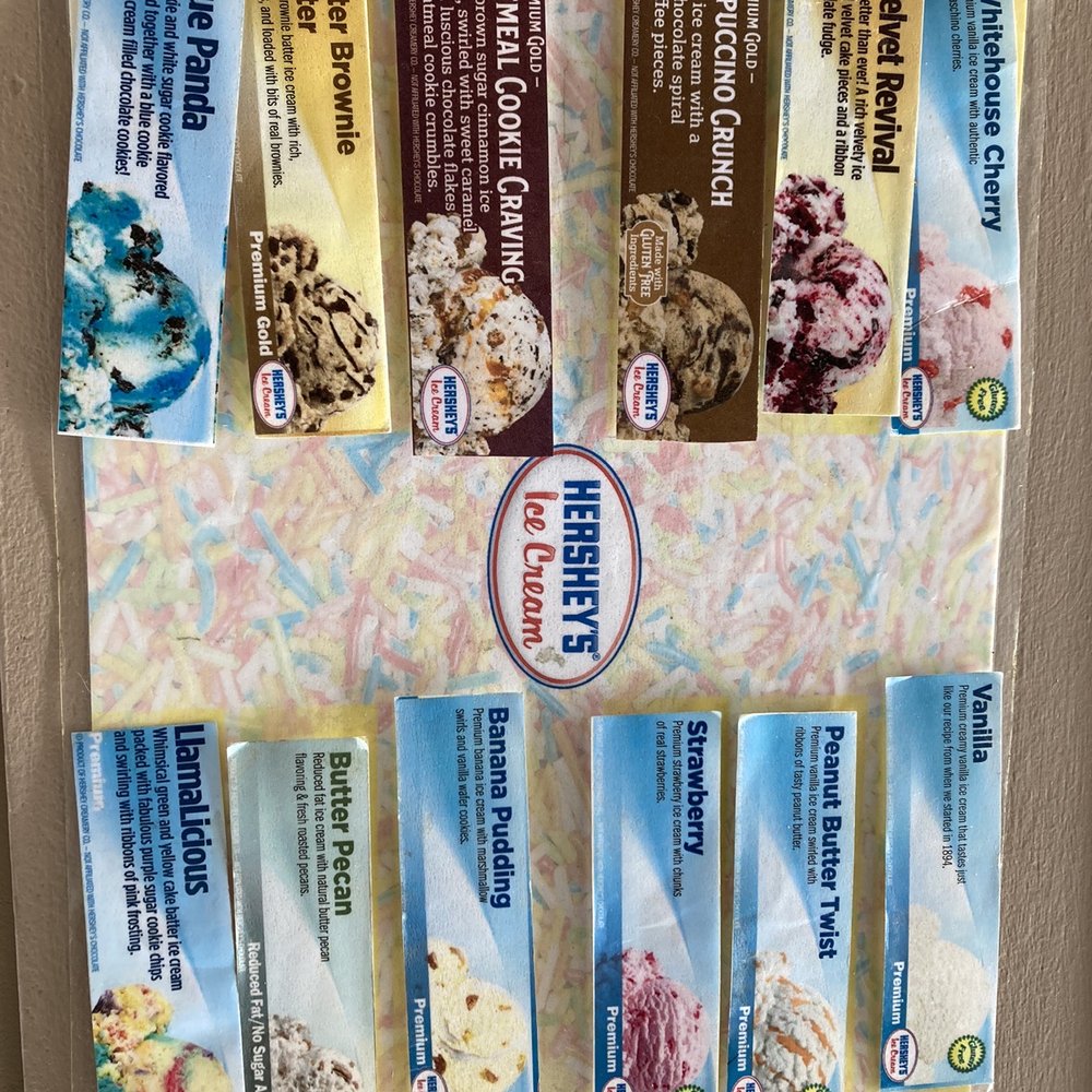 Evergreen Dairy Bar - Hard ice cream flavors of 3/18/22 - Ice Cream & Frozen Yogurt Near Me - Vincentown, New Jersey