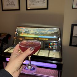 Southpaw - Pomegranate mezcal drink