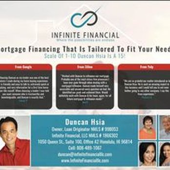 Infinite Financial - Mortgage Brokers Near Me - Honolulu, Hawaii Infinite Financial - Mortgage Brokers Near Me - Honolulu, Hawaii