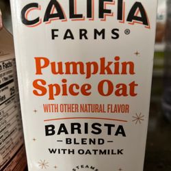Target - 32 oz. Pumpkin spice oat milk