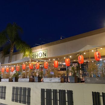 Kihon - the outside of a restaurant at night - Japanese Near Me - Long Beach, California