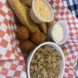 Bon Temps Cajun Bistro - Fried Catfish, Dirty Rice, Hush Pups, Gator Sauce