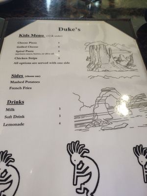 Menu photo 1 Duke's Bluff, UT