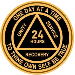 Recovery Emporium - Our RE2 - Aluminum and Painted Medallion Design in Black.