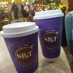 SPoT Coffee - Jones'in' for a sugar-free vanilla hot steamer.