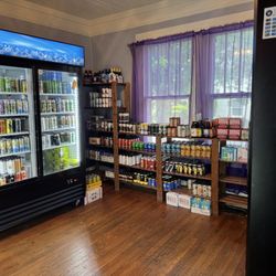 Crafty Beer Guys - Other view of the beer coolers (for purchase- take one or drink in bar)