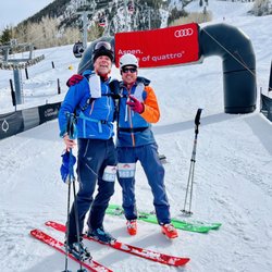 Aspen Mountain Ski Resort - Audi Power of 2/4 finish line!