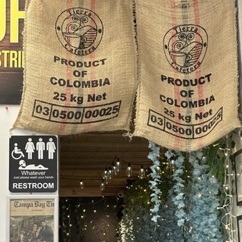 Southie Coffee - Loved this bathroom sign! - Coffee & Tea Near Me - Seminole, Florida