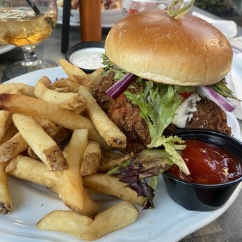 Gigglewaters - The Gennaro- I asked for fried chicken with mine instead of grilled.DELICIOUS! - American Near Me - Safety Harbor, Florida