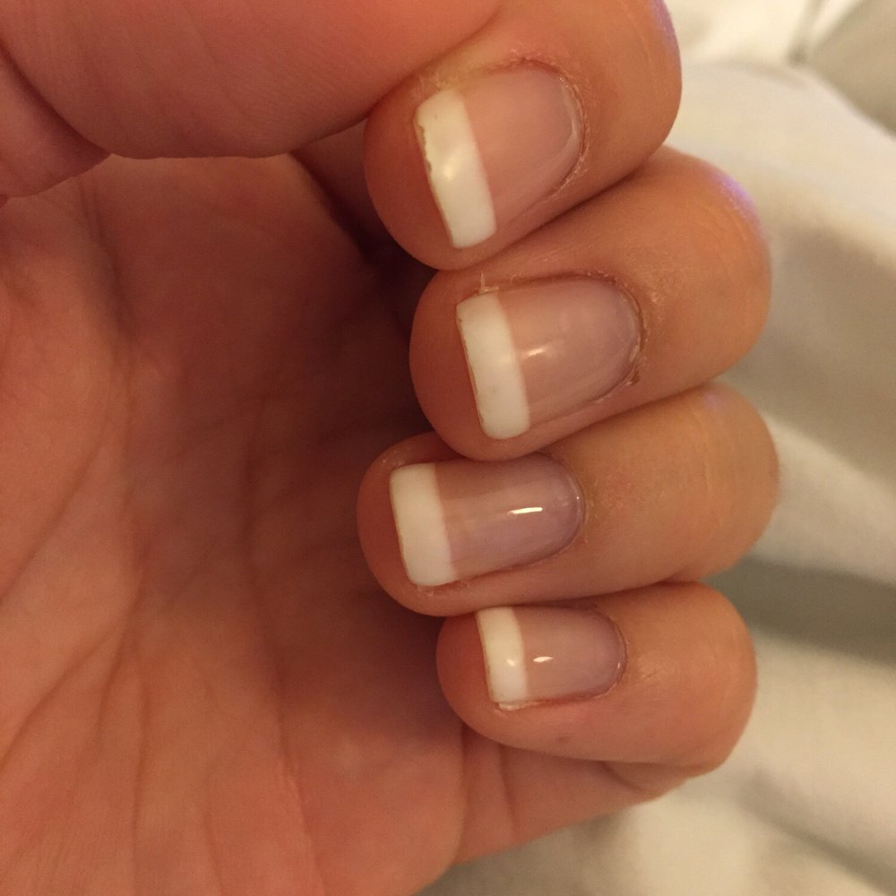 Classy Nails & Spa - You can see chipping and mark on middle finger from my cuticle cutting gone wrong. - Nail Salons Near Me - Indianapolis, Indiana Classy Nails & Spa - You can see chipping and mark on middle finger from my cuticle cutting gone wrong. - Nail Salons Near Me - Indianapolis, Indiana