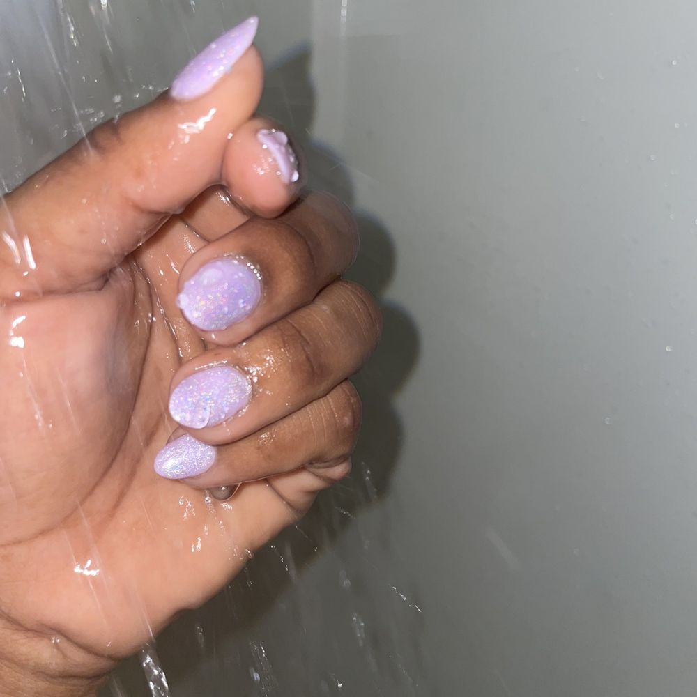 Bella Nails - Dip powder with iridescent on top. Perfect! - Nail Salons Near Me - Naperville, Illinois Bella Nails - Dip powder with iridescent on top. Perfect! - Nail Salons Near Me - Naperville, Illinois