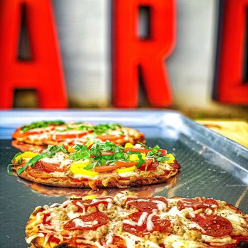 Bowstring Pizza and Brewyard - two pizzas - Bars Near Me - Raleigh, North Carolina Bowstring Pizza and Brewyard - two pizzas - Bars Near Me - Raleigh, North Carolina
