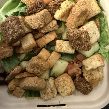 Draft Day Sports Lounge - Croutons galore! Why? - Sports Bars Near Me - Davenport, Iowa Draft Day Sports Lounge - Croutons galore! Why? - Sports Bars Near Me - Davenport, Iowa