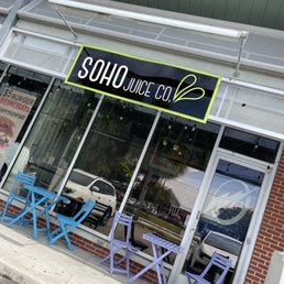 Exterior outside entrance of SOHO Juice Co. - Front Entrance - Tampa, Florida Exterior outside entrance of SOHO Juice Co. - Front Entrance - Tampa, Florida