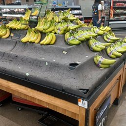 a display of bananas
