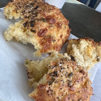 Insomnia Coffee - The savory scone. Get it. Warm. Noms. - Coffee & Tea Near Me - Cannon Beach, Oregon