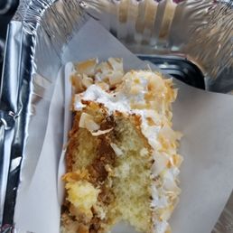 Coconut cake sample