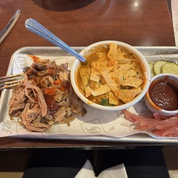 Stonefire Grill - Pulled pork with chicken tortilla soup - American Near Me - Lakewood, California Stonefire Grill - Pulled pork with chicken tortilla soup - American Near Me - Lakewood, California