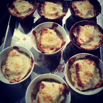 Cookology - French onion soup made with lamb bones stock, freshly made bread. The aroma alone was amazing. - Cooking Schools Near Me - Arlington, Virginia