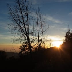 Ventana Wilderness - Sunset from the Pine Ridge Campsite