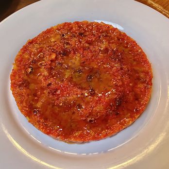 Vern's - Raw Yellowfin Tuna, Calabrian Chili, Lemon - New American Near Me - Charleston, South Carolina Vern's - Raw Yellowfin Tuna, Calabrian Chili, Lemon - New American Near Me - Charleston, South Carolina