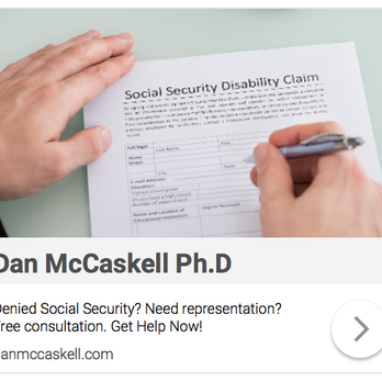 Dan McCaskell, PhD CRC CVE CCM - Get help filing your Social Security Disability Claim. - Public Adjusters Near Me - Santa Rosa, California