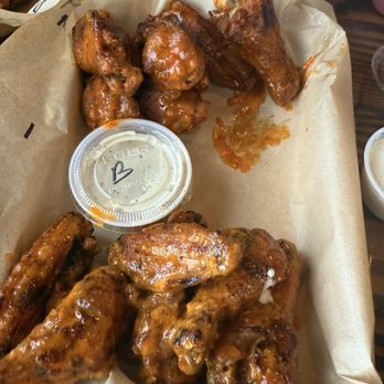 King Of Wings - Half gold and half buffalo mild - Chicken Wings Near Me - Wheat Ridge, Colorado