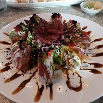 Go Fish Sushi Bar - Tiffany Roll. Off menu. Please only order on weekdays when not slammed with orders as its a specialty and takes a long time to make. - Sushi Bars Near Me - Simi Valley, California Go Fish Sushi Bar - Tiffany Roll. Off menu. Please only order on weekdays when not slammed with orders as its a specialty and takes a long time to make. - Sushi Bars Near Me - Simi Valley, California