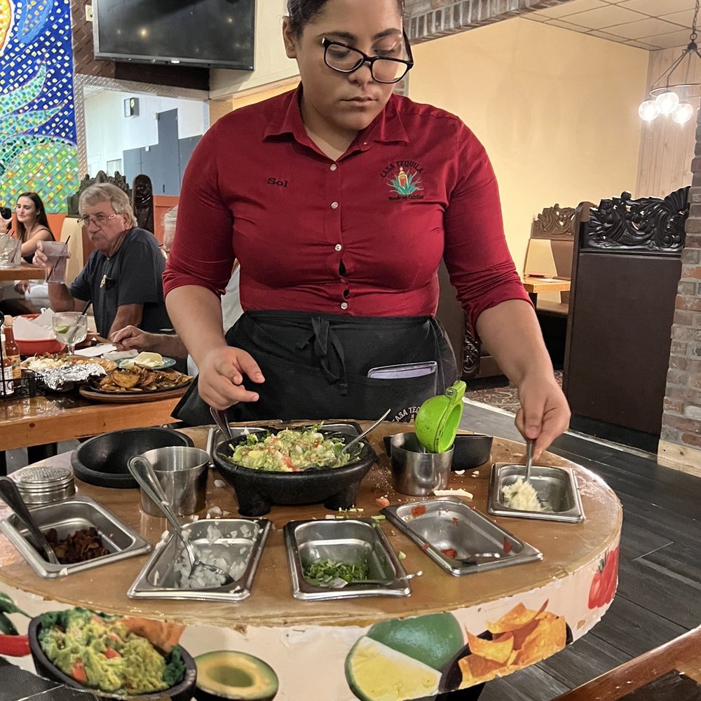 Casa Tequila Mexican Restaurant - Making our table side guacamole. - New Mexican Cuisine Near Me - Stuart, Florida Casa Tequila Mexican Restaurant - Making our table side guacamole. - New Mexican Cuisine Near Me - Stuart, Florida