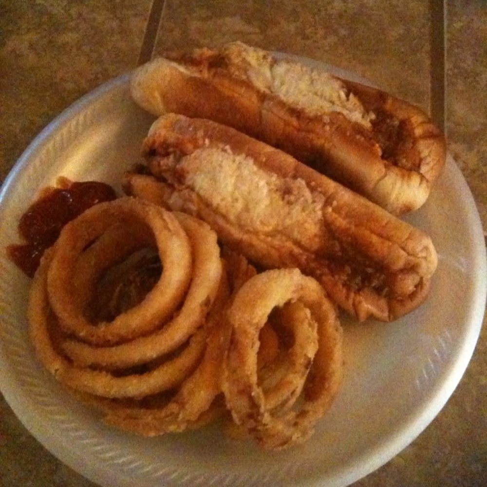 The Parkway - Two dogs with everything and onion rings - New American Near Me - Logan, West Virginia The Parkway - Two dogs with everything and onion rings - New American Near Me - Logan, West Virginia