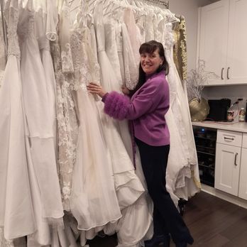 Alesia C Studio - These are dresses she customized for other brides. Very high quality fabrics and laces - Formal Wear Near Me - Lake Forest, Illinois