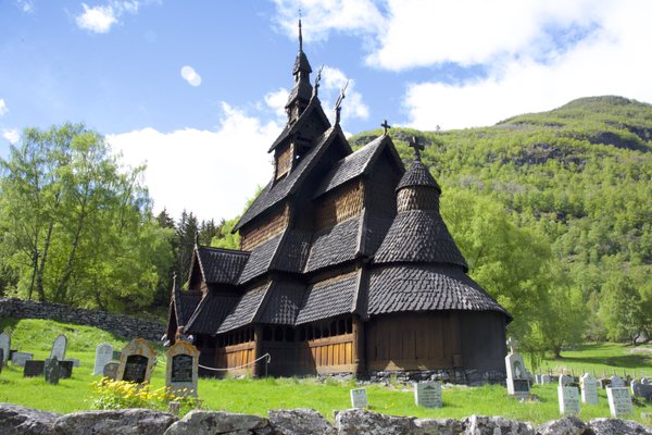 Borgund Stave Church by null