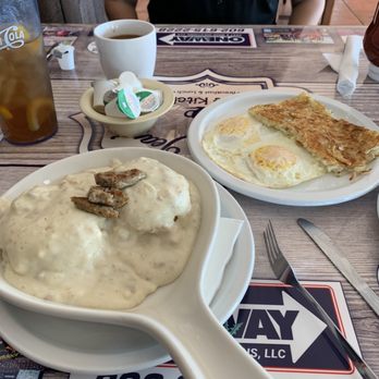 Two Brothers Kitchen - Biscuits n Gravy with a side of sausage. Really good! - Breakfast & Brunch Near Me - Black Canyon City, Arizona Two Brothers Kitchen - Biscuits n Gravy with a side of sausage. Really good! - Breakfast & Brunch Near Me - Black Canyon City, Arizona