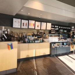 the inside of a coffee shop