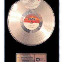 Hit and Run Recording Studio - Platinum Album Award for digitally remastering Classic Rock - Warner Communications