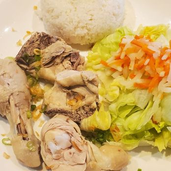 Pho Nation - 26. Steamed Chicken, Salad & Soup Com ga hap - Vietnamese Near Me - Newark, California