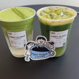 coconut matcha and passion fruit matcha coconut matcha and passion fruit matcha
