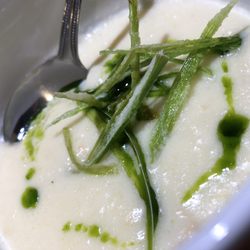Riversong Gourmet - Who would have thought that fried cattails would be so tasty with an asparaus soup!
