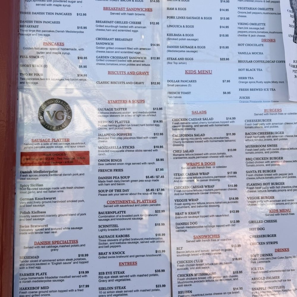 Viking Garden Restaurant - Menu - American Near Me - Solvang, California Viking Garden Restaurant - Menu - American Near Me - Solvang, California