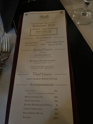 Menu photo 3 Halls Chophouse Summerville, SC Menu photo 3 Halls Chophouse Summerville, SC