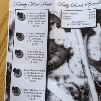 Village Pizzeria - Menu page four - Pizza Near Me - Lucknow, Ontario